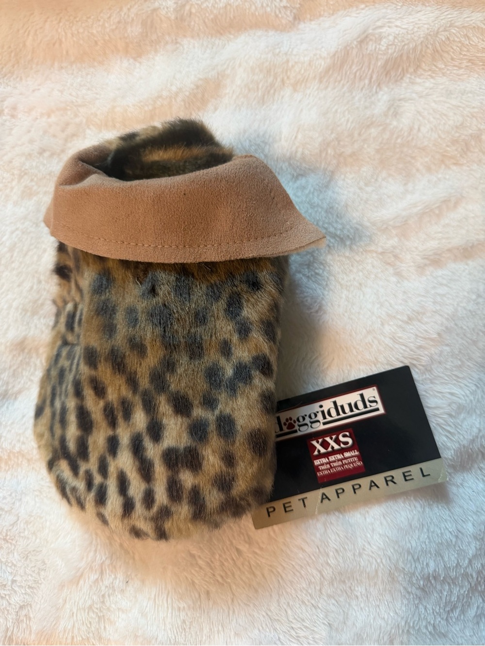 Doggiduds XXS Cheetah Faux Fur Jacket NWT See Measurements